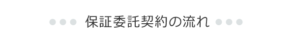 保証委託契約の流れ