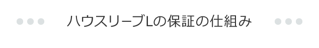 ハウスリーブL保証の仕組み